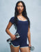 Mode Unitard - Navy