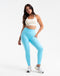 Ascend Pocket Leggings 28" - Baby Blue