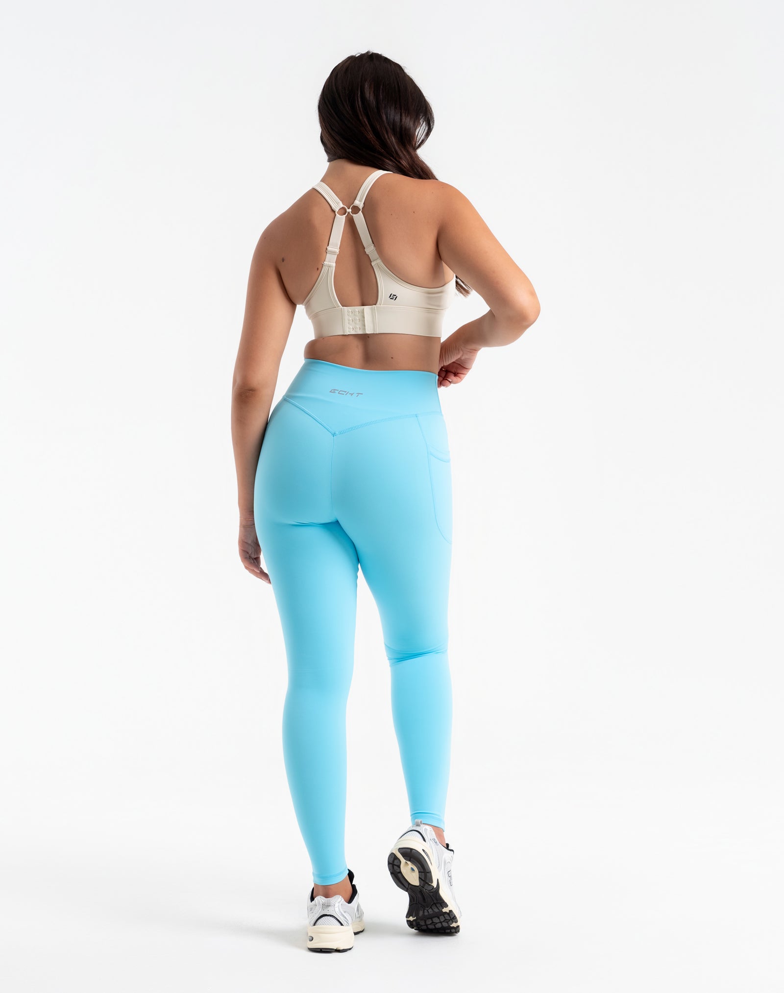 Ascend Pocket Leggings 28" - Baby Blue