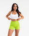 Ascend Pocket Shorts 4" - Lime Green