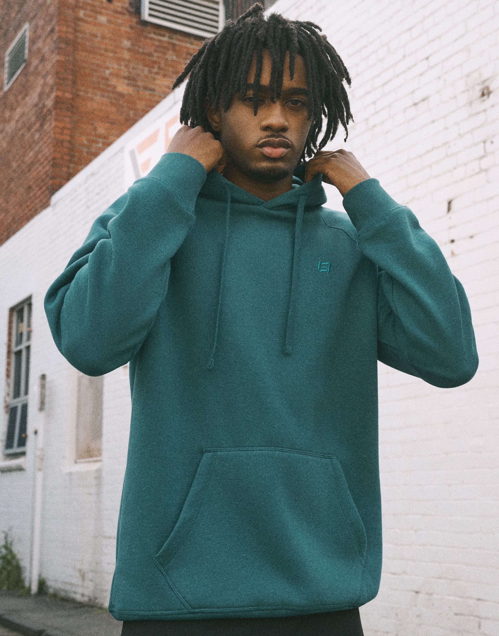 Recover Fleece Hoodie - Teal