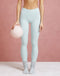 Lycra Invisible Scrunch Leggings - Mint