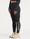 Rise Leggings - Black Hyper Green