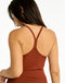 Air Support Tank with Built in Bra Shelf - Brown