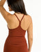 Air Support Tank with Built in Bra Shelf - Brown
