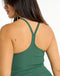 Air Support Tank with Built in Bra Shelf - Green