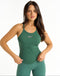Air Support Tank with Built in Bra Shelf - Green