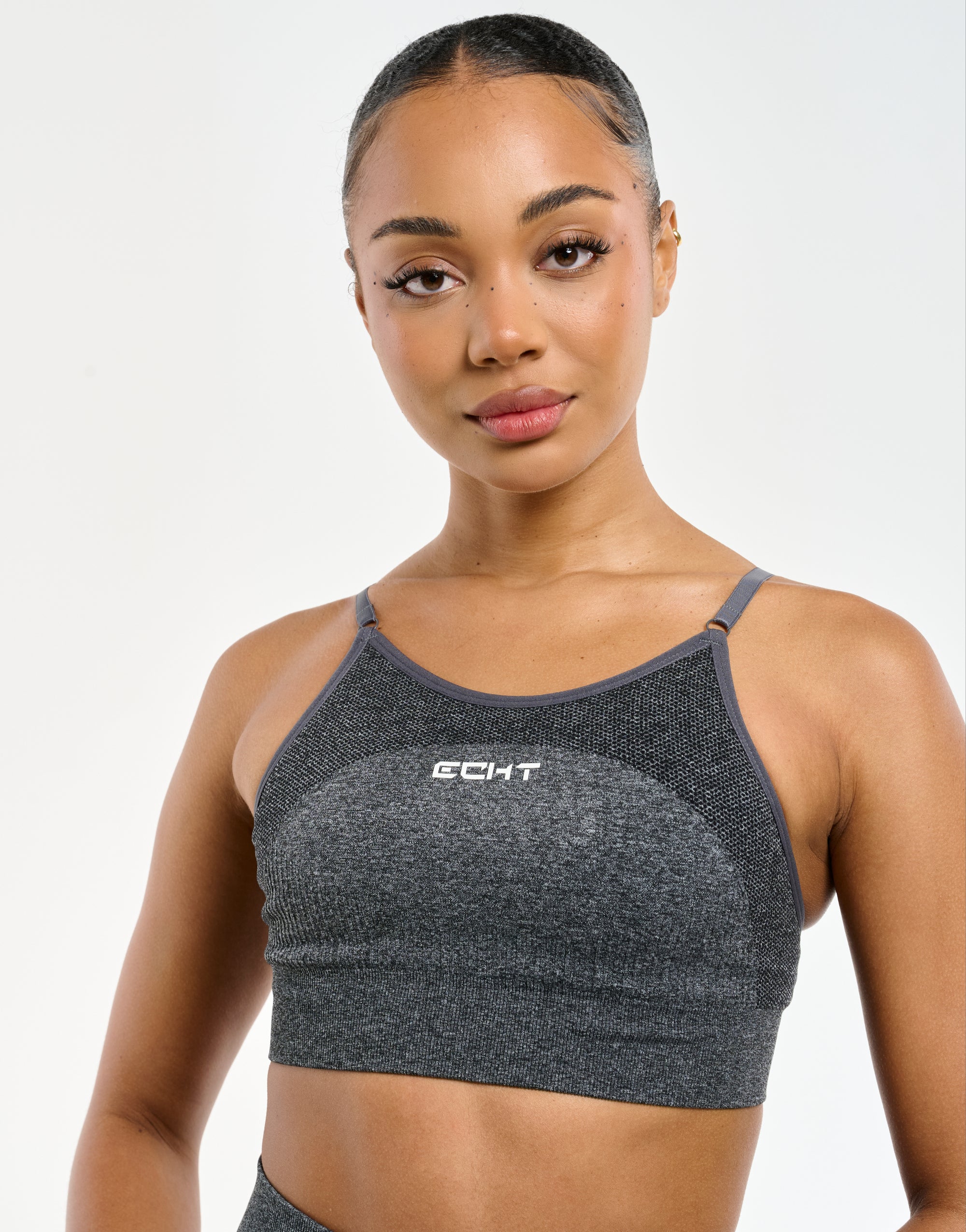 Arise Key Seamless Sports Bra - Charcoal