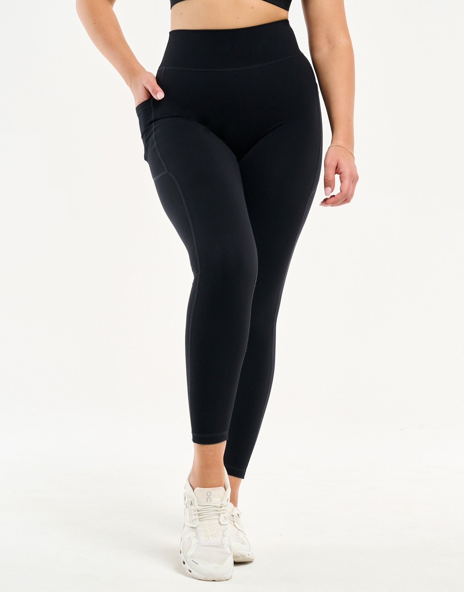 Ascend Pocket Leggings 25" - Black