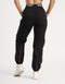 Bubble Banded Jogger Sweatpants - Black/Silver