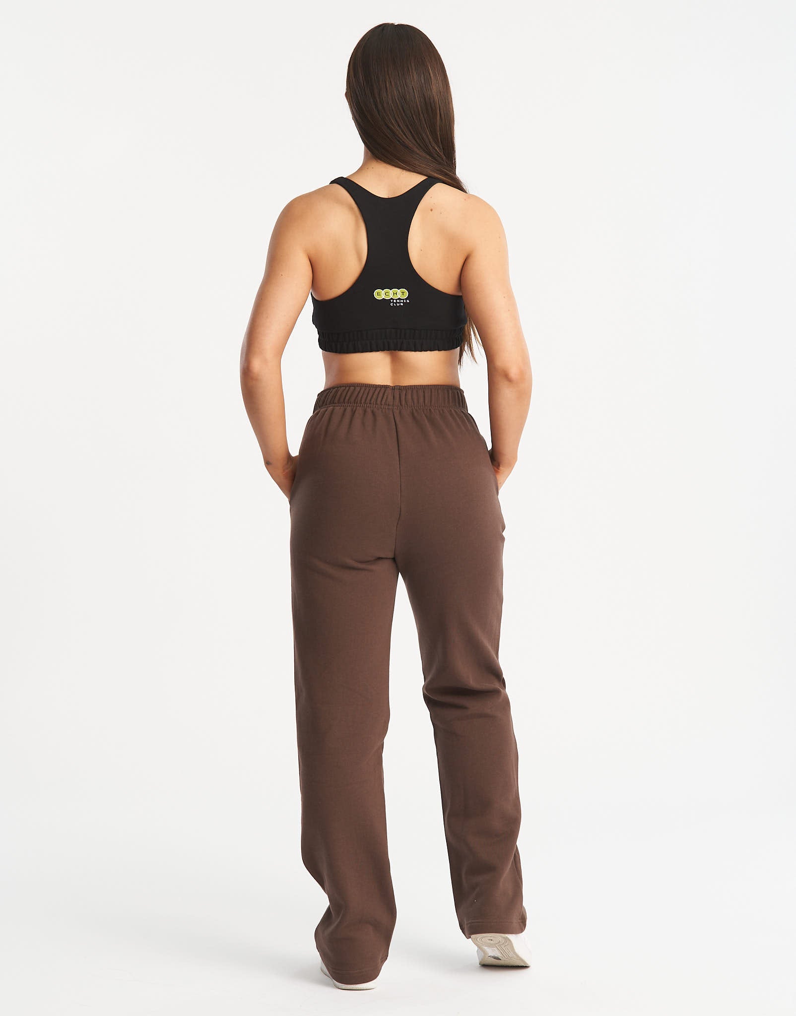 Flag Sweatpants - Fudge Brown