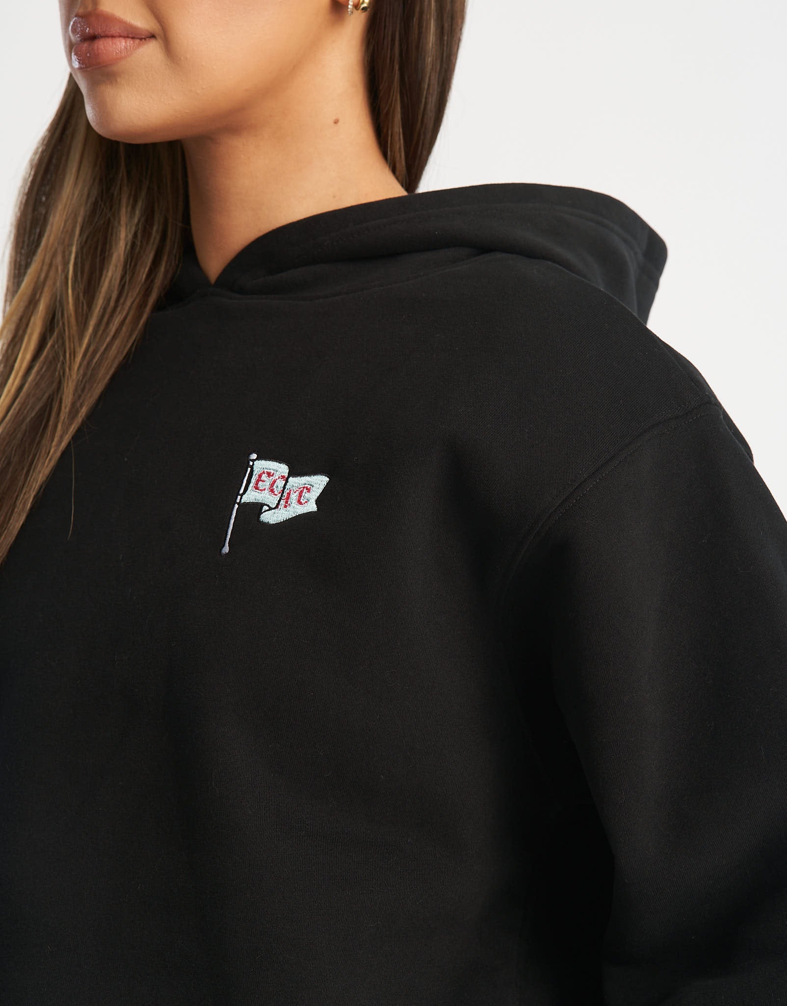 Flag Hoodie - Black