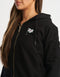 Flag Zip-Up Jacket - Black