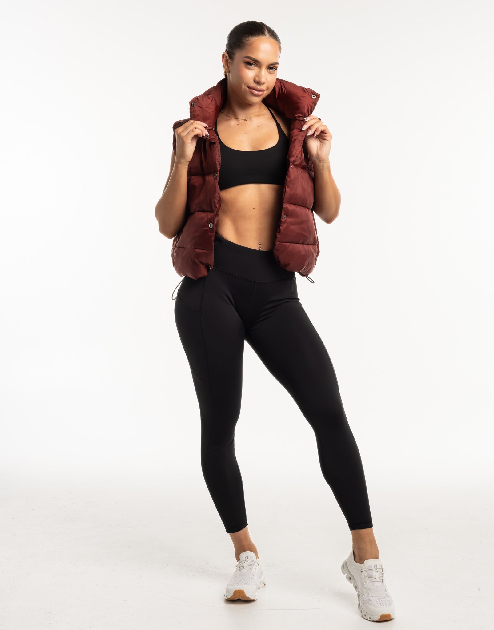 Elevate Puffer Vest - Brown