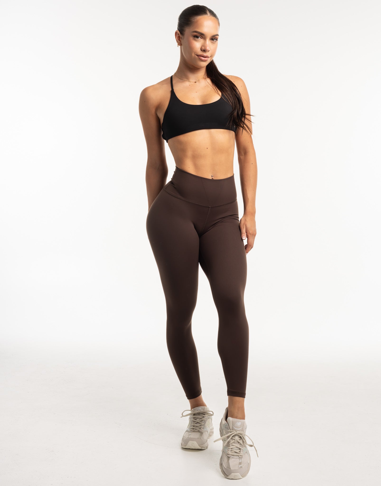 Echt Force Scrunch Leggings - Fudge Brown