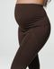 Maternity Pocket Leggings - Fudge Brown