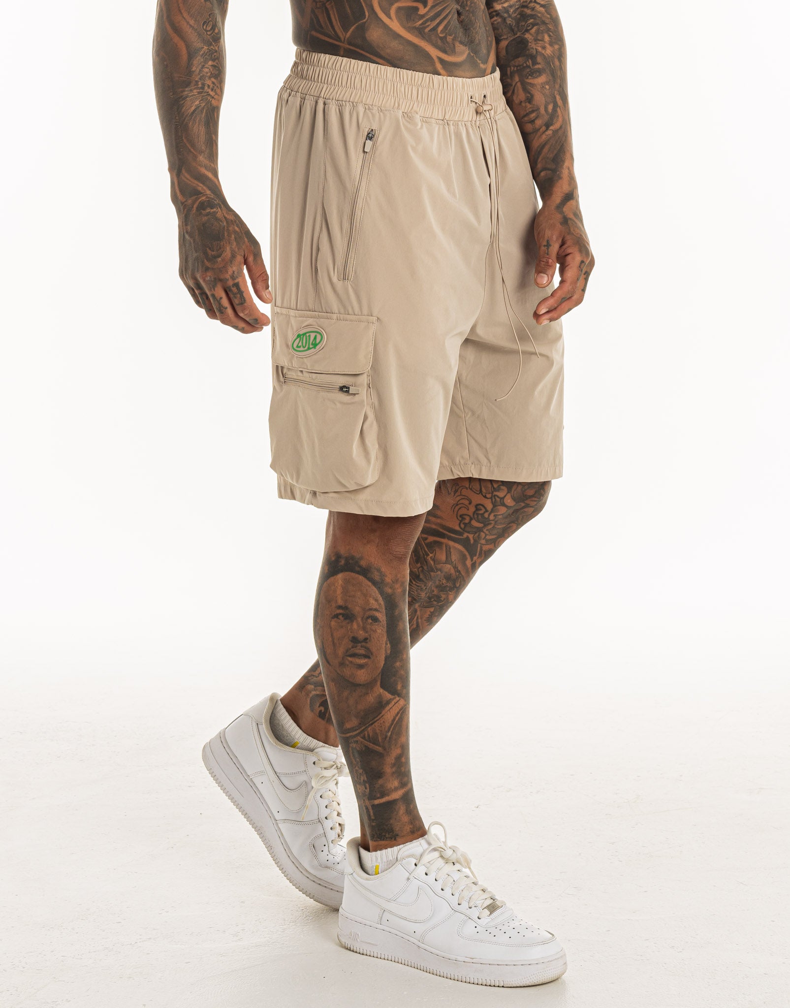 MLBRN Spear Shorts - Taupe Grey