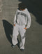 College Combed Fleece Wide Leg Sweatpant - Storm Grey