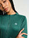 Velocity Quarter Zip Running Top - Green