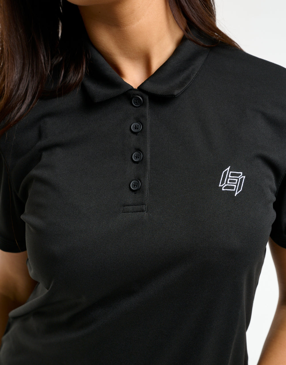 Flow Short-Sleeve Polo - Black