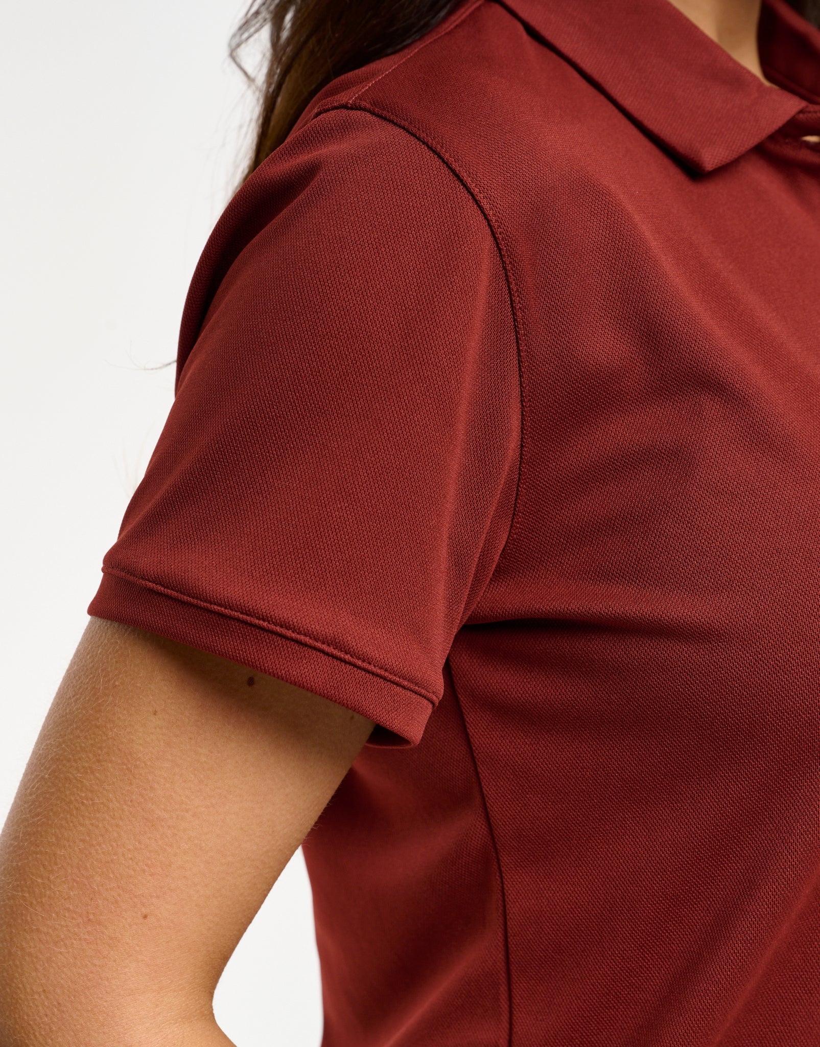 Flow Short-Sleeve Polo - Brown