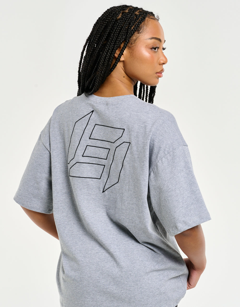 Legacy Oversize Tee - Heather Grey