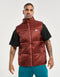 Echt Dart Puffer Vest - Brown