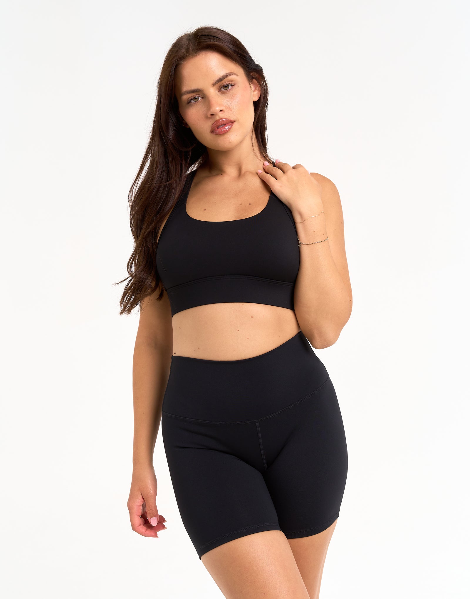 Freedom High Waisted Shorts 5.5" - Black