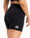 Freedom High Waisted Shorts 5.5" - Black