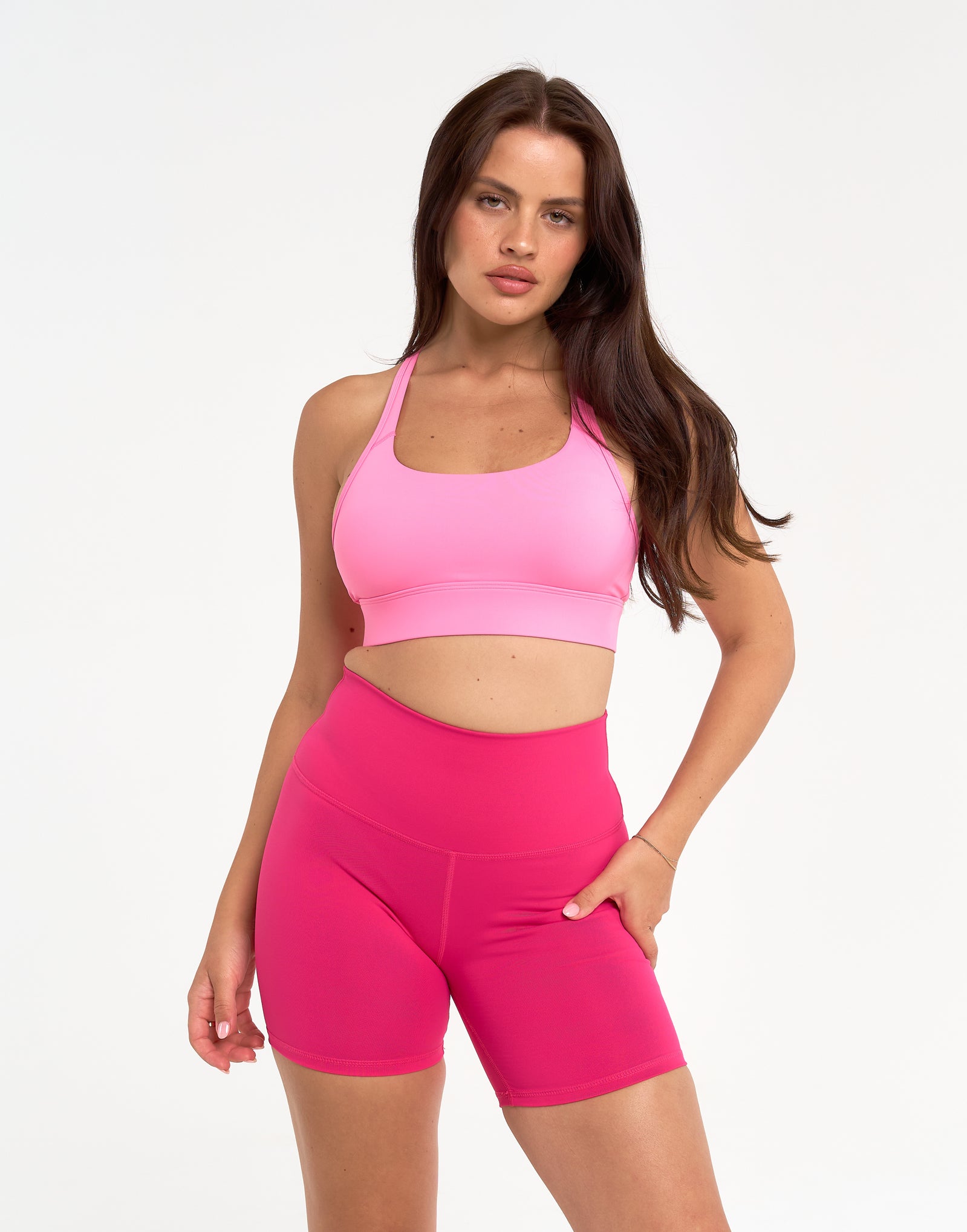 Freedom High Waisted Shorts 5.5" - Pink