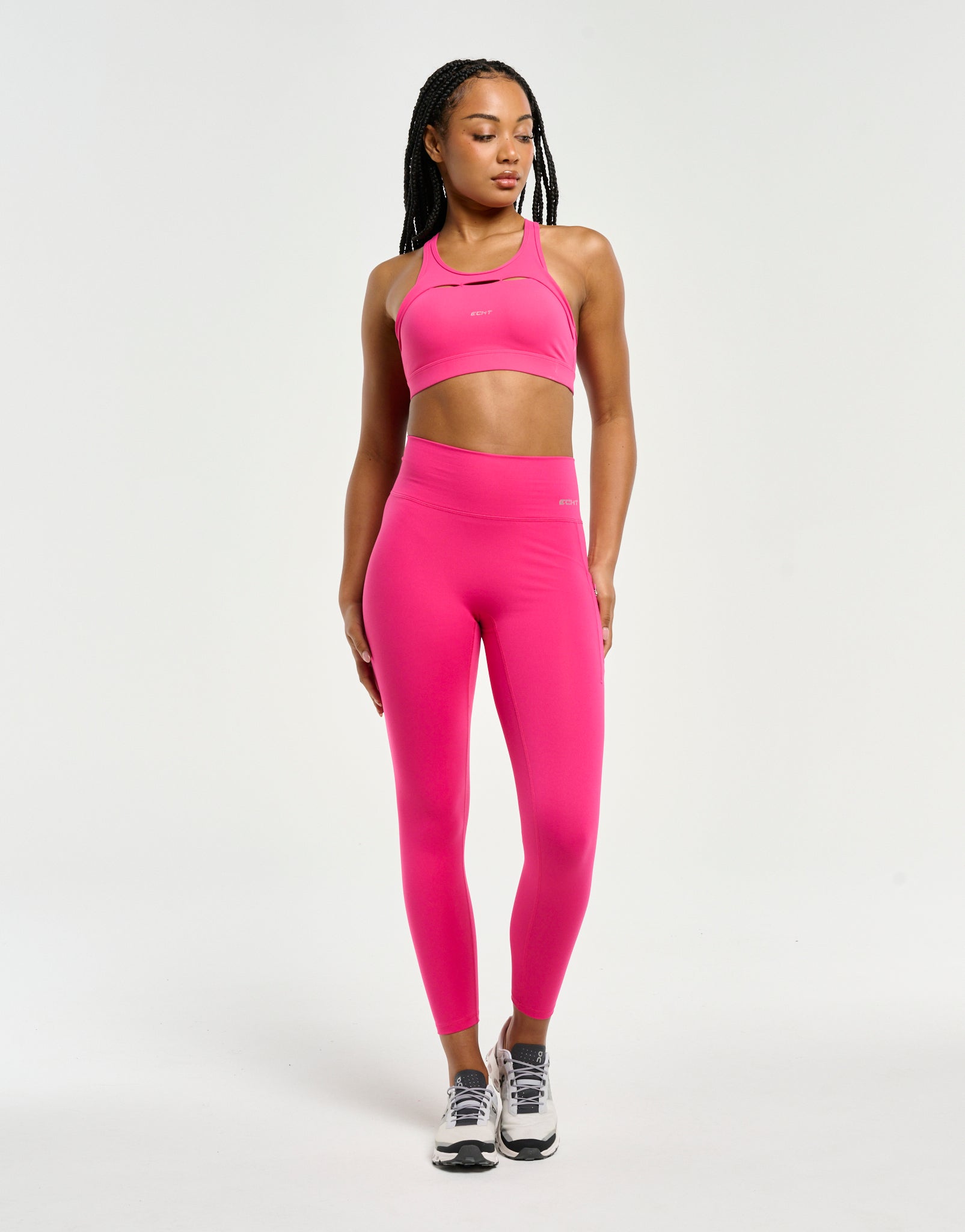 On-The-Go Utility Pocket Leggings - Pink