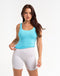 Ribbed Sculpt Tank - Baby Blue
