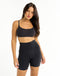 Air High Waisted Pocket Shorts 6" - Black