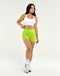 Echt Force Scrunch Shorts - Lime Green