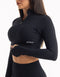 Supreme Seamless Long Sleeve - Midnight Black