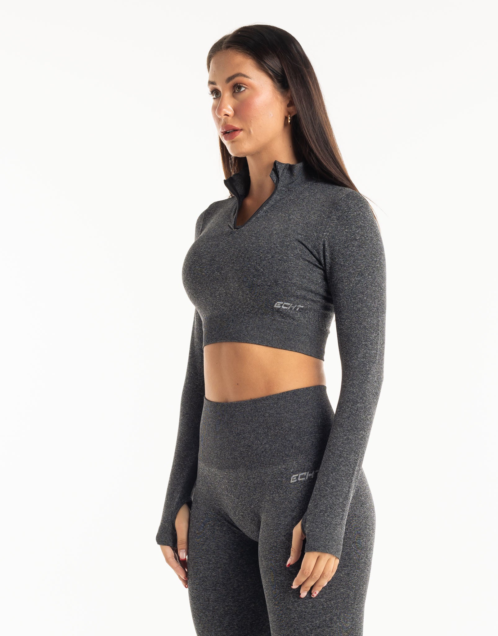 Supreme Seamless Long Sleeve - Charcoal Grey