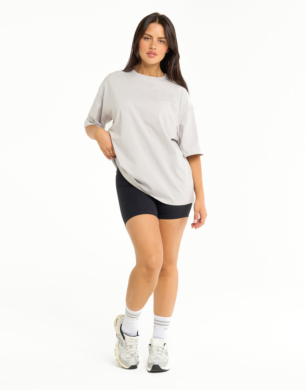 Track Oversize Tee - Grey