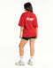 Track Oversize Tee - Red