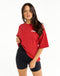 Track Oversize Tee - Red
