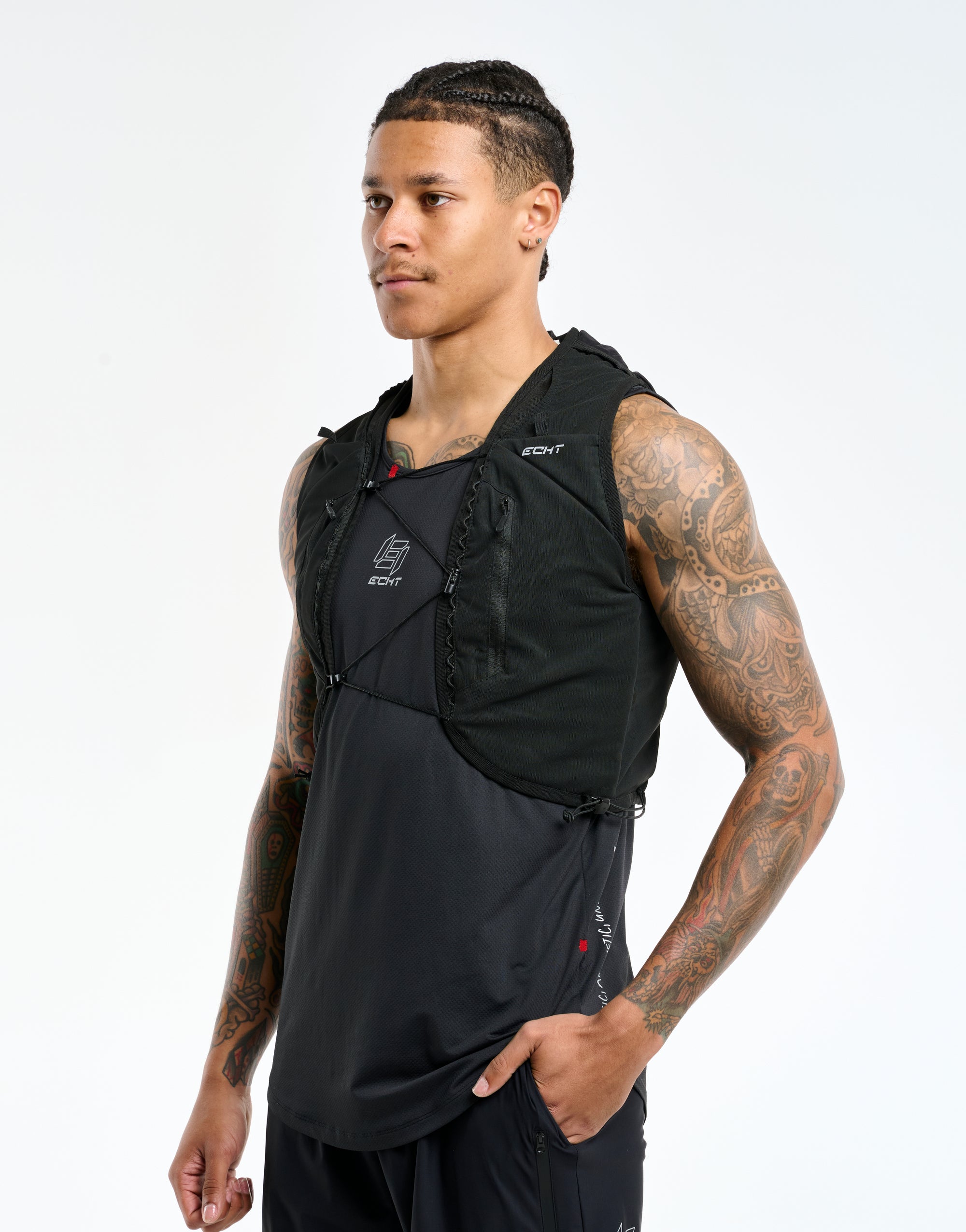 Performance Hydration Vest - Black (Unisex)