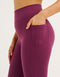 Ascend Pocket Leggings 23" - Blackberry