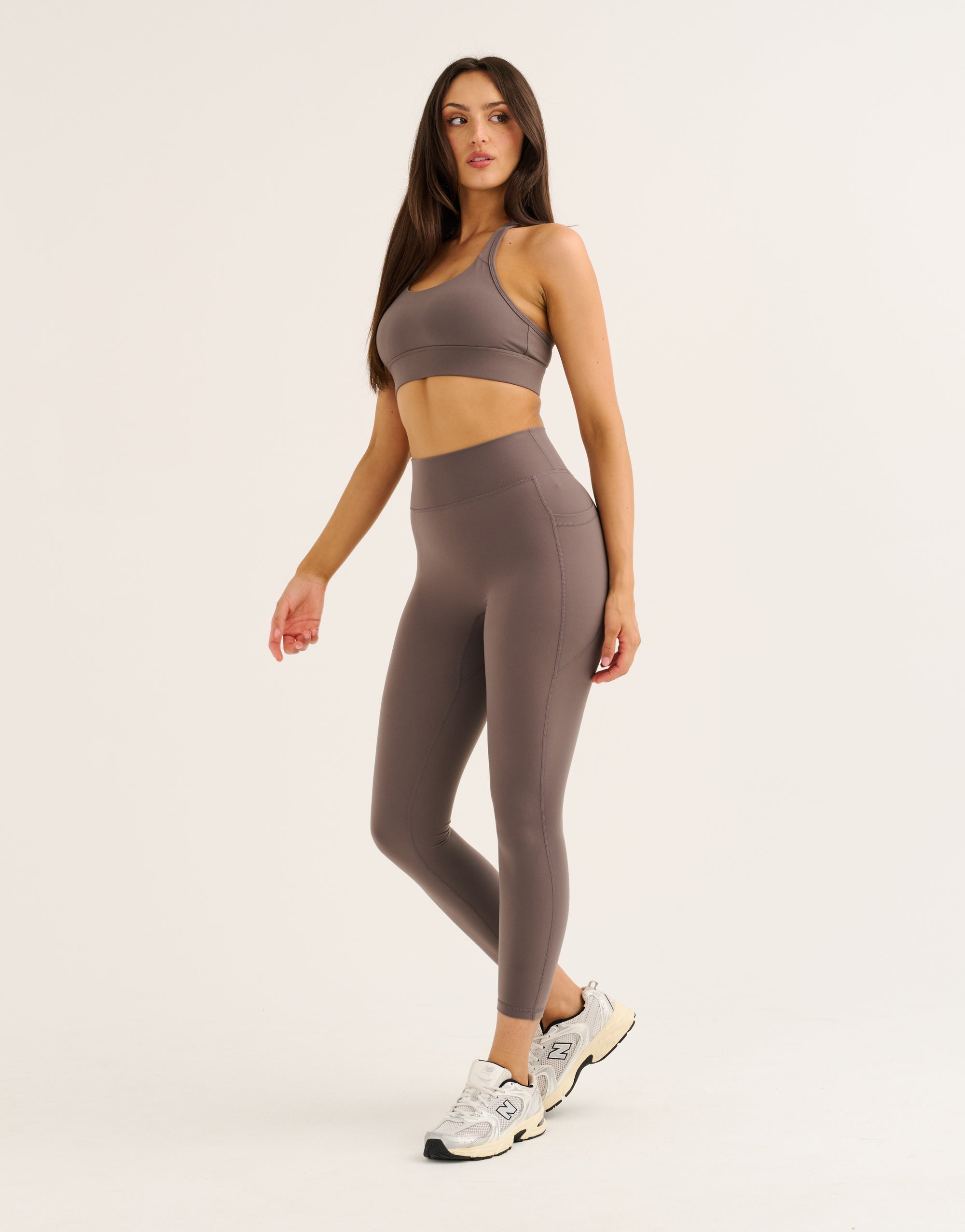 Ascend Pocket Leggings 23" - Slate Grey