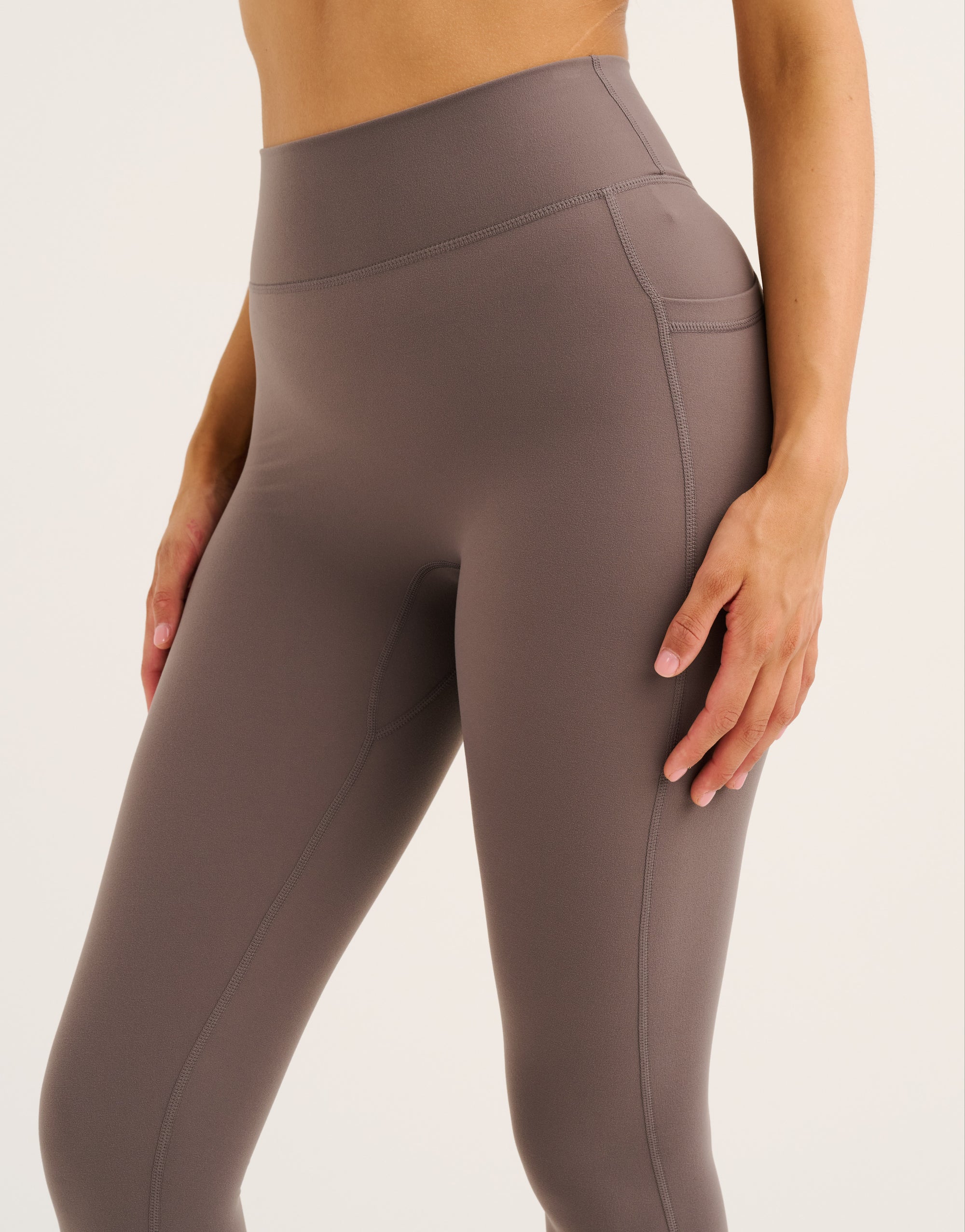 Ascend Pocket Leggings 23" - Slate Grey
