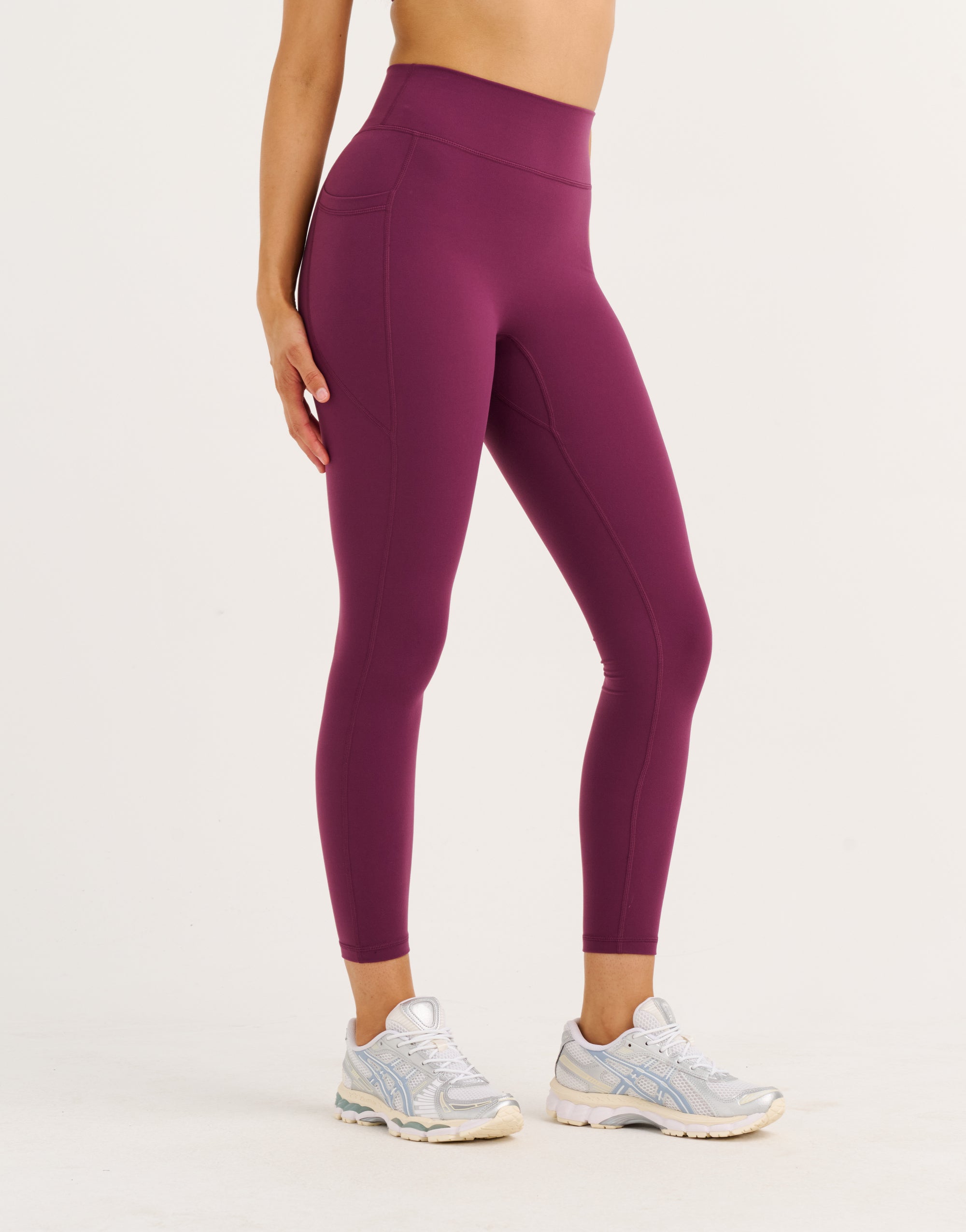 Ascend Pocket Leggings 25" - Blackberry