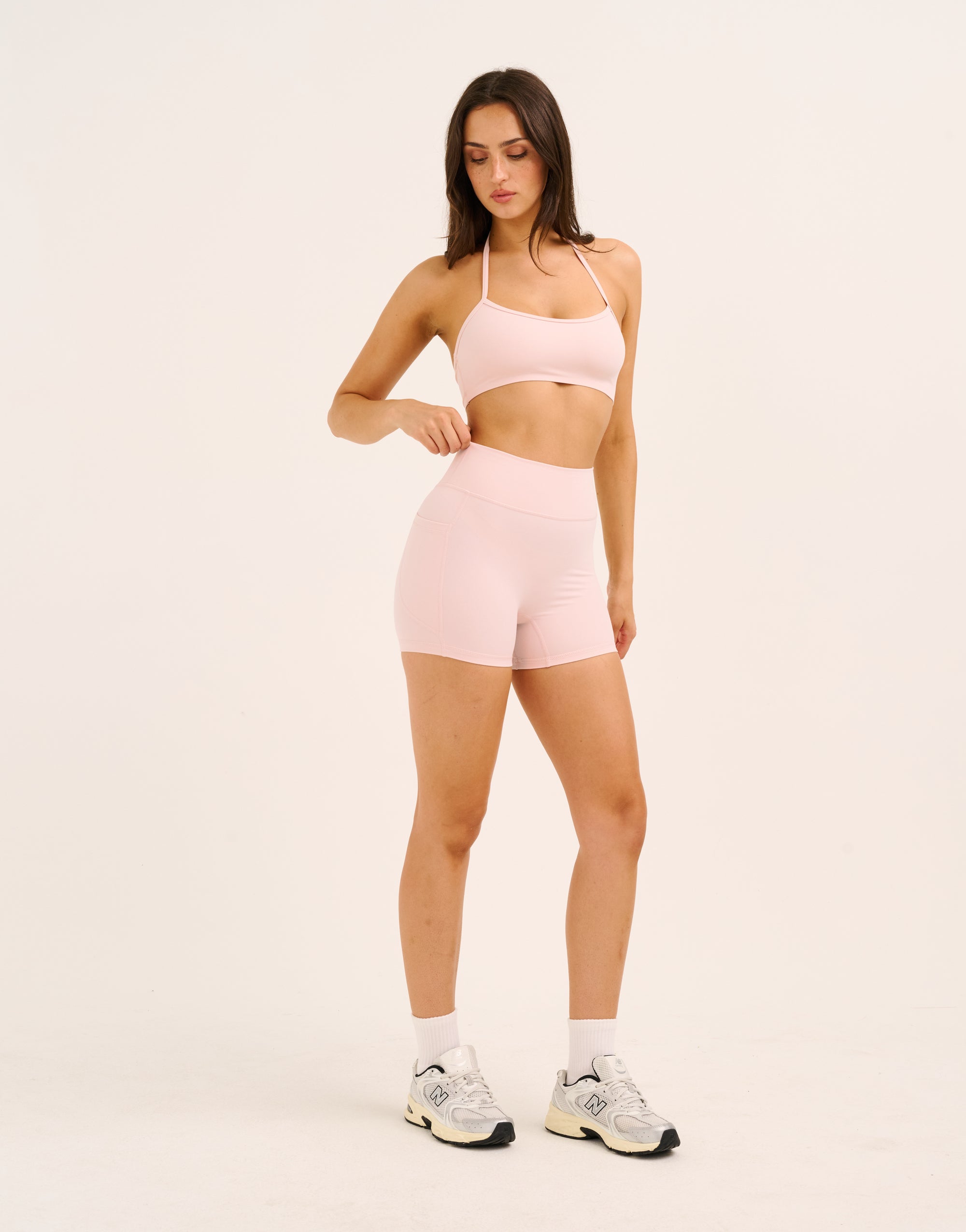 Ascend Pocket Shorts 4" - Mauve