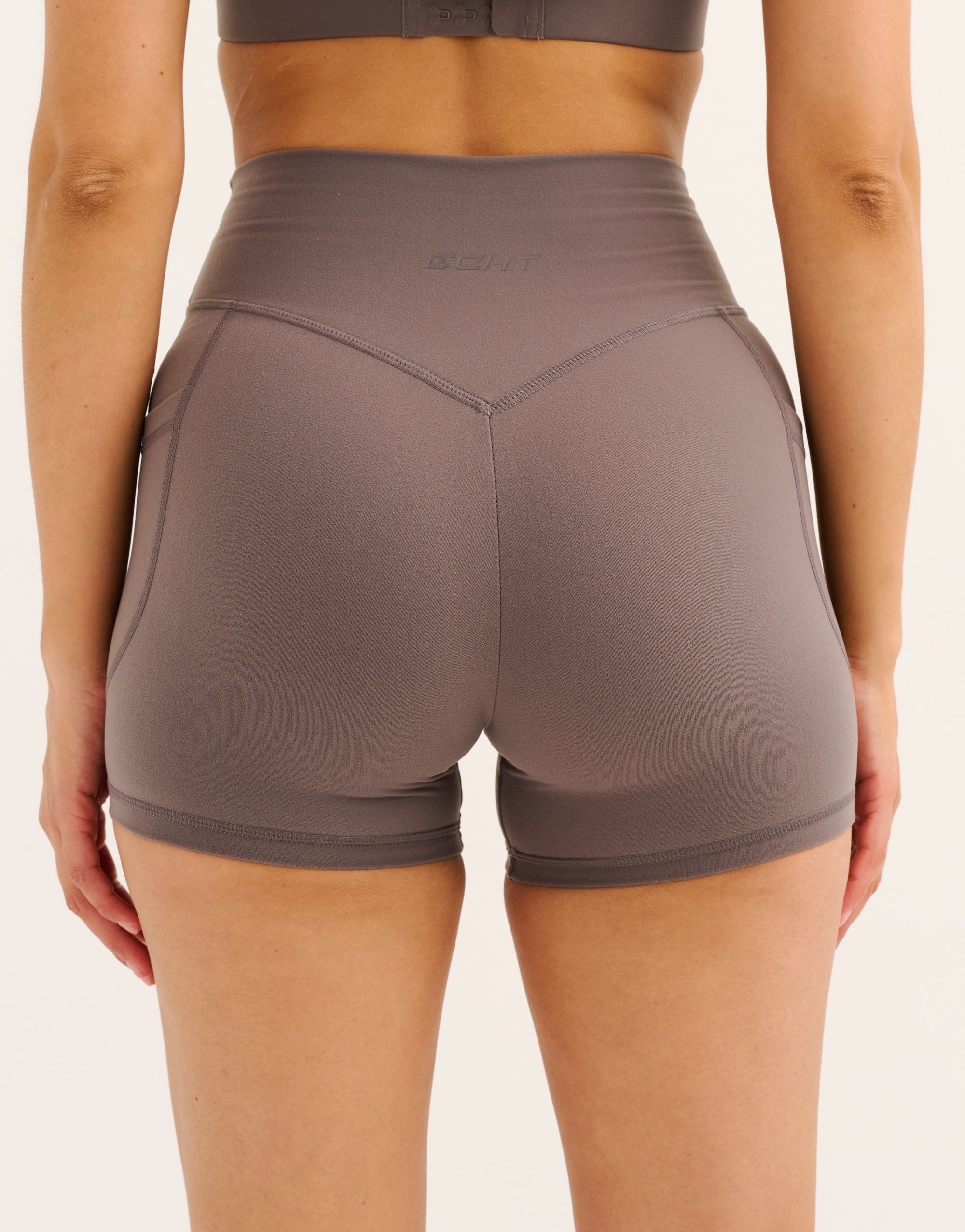 Ascend Pocket Shorts 4" - Slate Grey