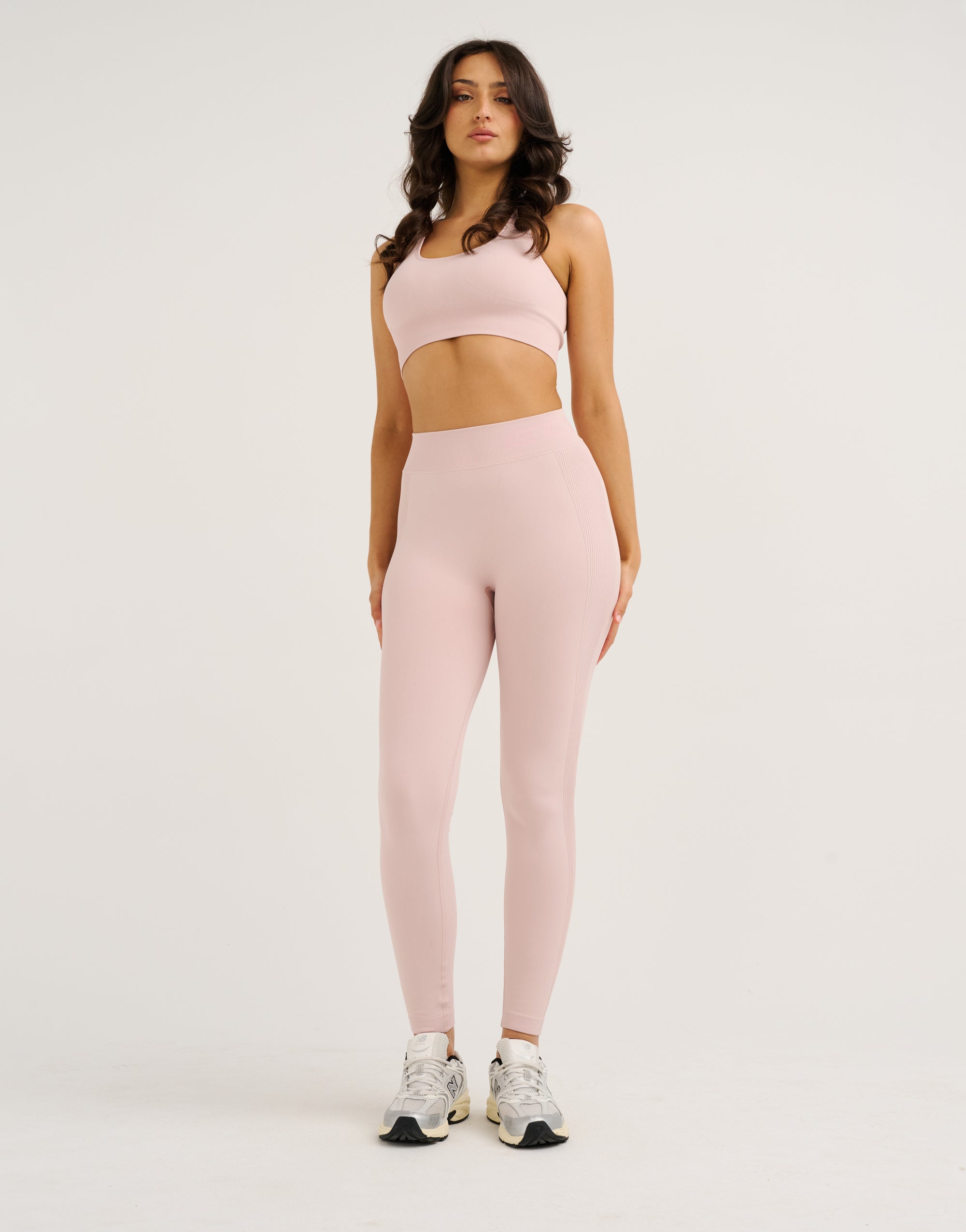 Arise Scrunch Mid-Waist Leggings - Mauve