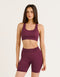 Arise Scrunch Mid-Waist Shorts - Blackberry
