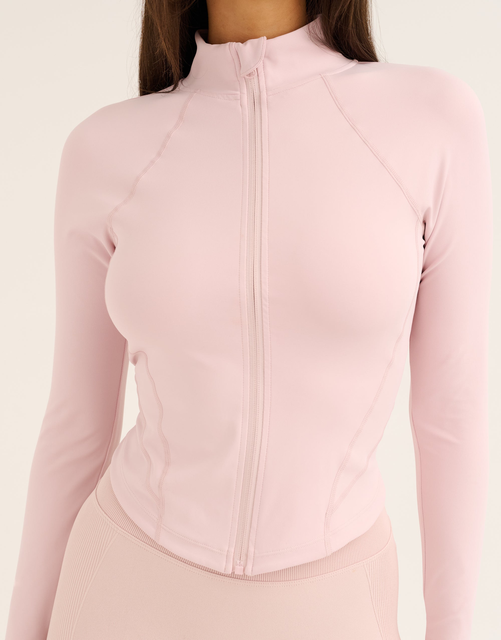 Athlete Crop Jacket - Mauve