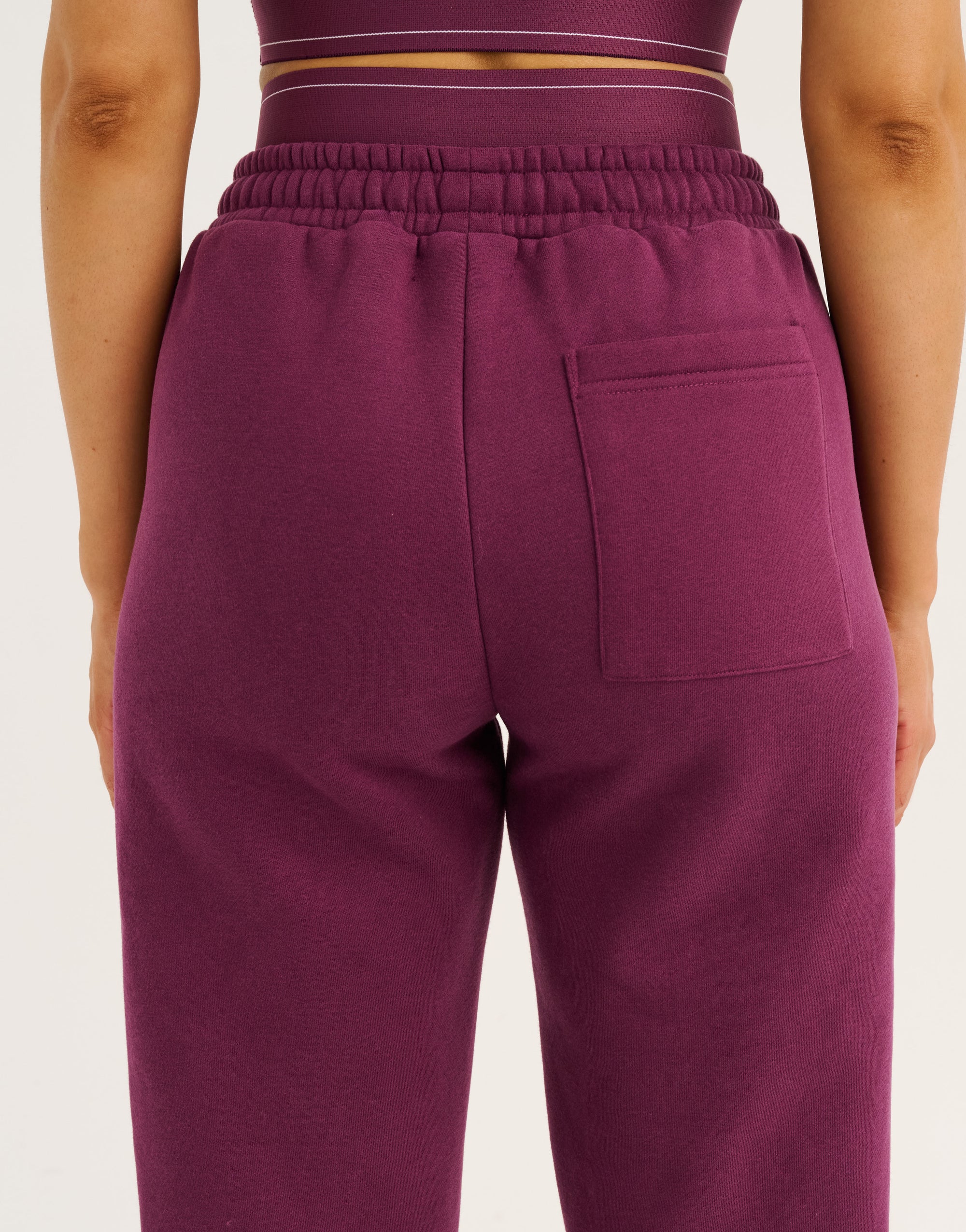 Elemental Layered Jogger Sweatpants - Blackberry